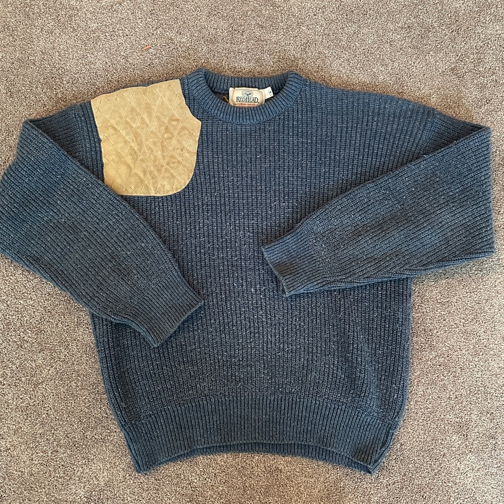 RedHead Sweater With Shooting Patch (offers welcome- baby essentials fund 🍼)